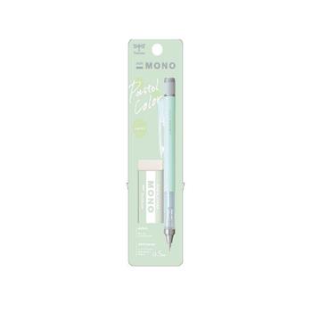 Tombow  MONO graph0.5mm 自動鉛筆MONO 橡皮粉彩色系組-薄荷綠 (限定版)