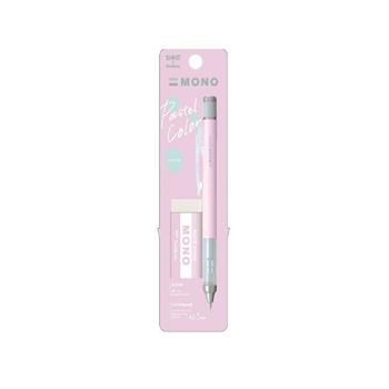 Tombow  MONO graph0.5mm 自動鉛筆MONO 橡皮粉彩色系組－櫻花粉 （限定版）
