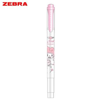 ZEBRA MILDLINER 頭柔性螢光筆 美樂蒂&庫洛米款  嬰兒粉（聯名限量版）