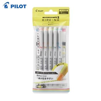 百樂KIRE-NA螢光筆五色組 一般色系