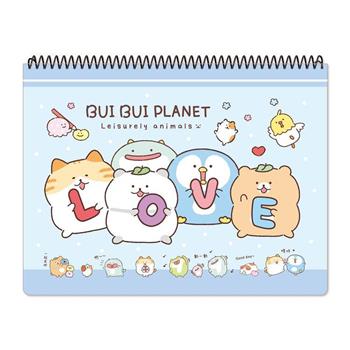 胖胖星球 13K素描本 藍