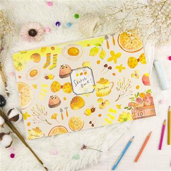 染渲森森-8K插畫系列繪圖本-日和澄香