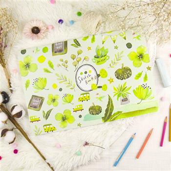 染渲森森-8K插畫系列繪圖本-日和綠沐