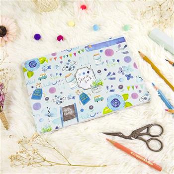 染渲森森-25K插畫系列繪圖本-日和藍夏