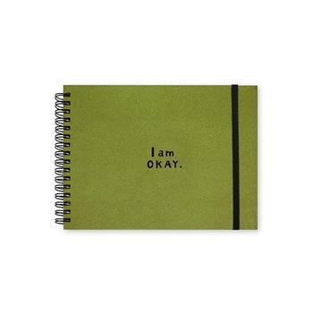 I am okay 28K 精裝繪圖本 綠
