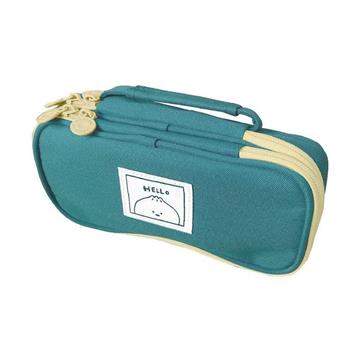 簡單生活-小呸角單層國民包筆袋(綠色)