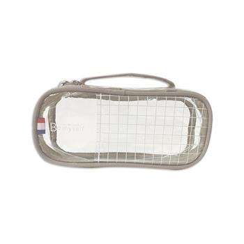 Be Myself  透明系 上翻筆袋 灰