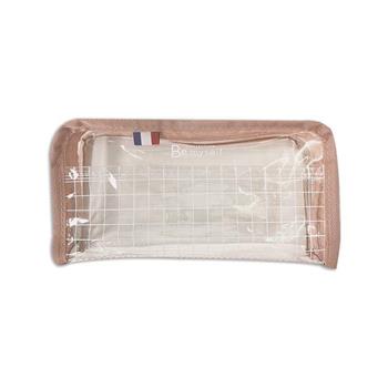 Be Myself 透明系 拉鍊包筆袋 粉