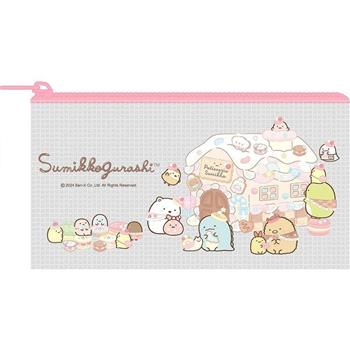 角落小夥伴40K防水筆袋I-粉