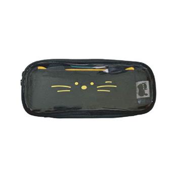 萌友雙層子母筆袋(黑貓)