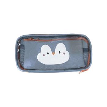 萌友雙層子母筆袋(企鵝)