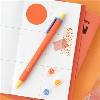 ICONIC 0.38中性筆 Bubbly gel pen 0.38 04 Tangerine （黑色墨水）
