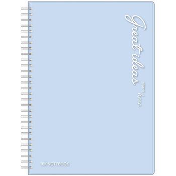 筆記PP空白雙圈16K-主意藍