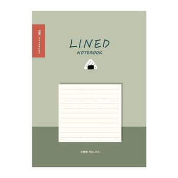 簡單生活 -小呸角16K東康加厚定頁筆記(御飯糰綠)