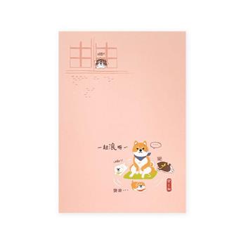 柴之助25K橫罫定頁筆記(粉)