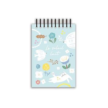 花現好事100K上翻活頁筆記(粉藍)