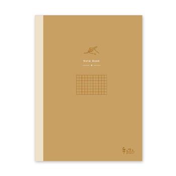 手作之16K方格定頁筆記(牛皮)