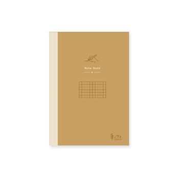 手作之25K方格定頁筆記(牛皮)