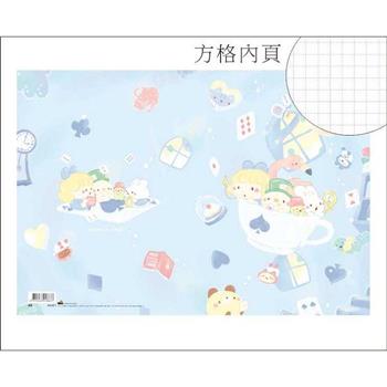 麵包樹25K加厚方格筆記(愛麗絲)