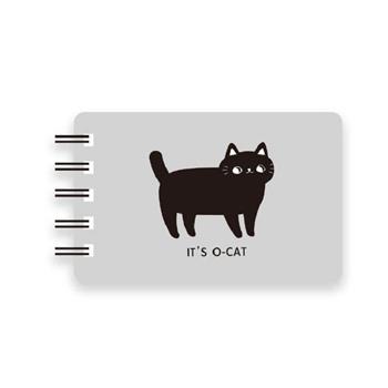 O Cat 斬形貓 168K線圈本 灰