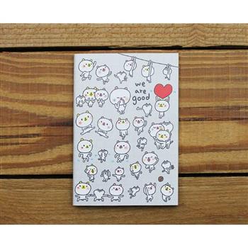 雀任丹口袋方格小本子(灰)