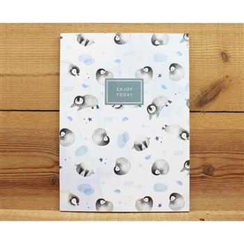 辛蒂啾16K加厚橫線筆記(企鵝)