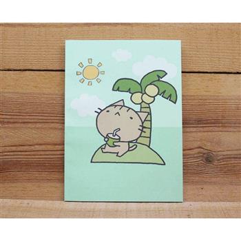 星星貓32K方格筆記(淺綠)