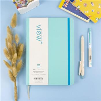 25K眼色View up精裝橫線筆記本-青瓦藍