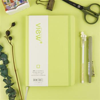 25K眼色View up精裝空白筆記本-春梅綠