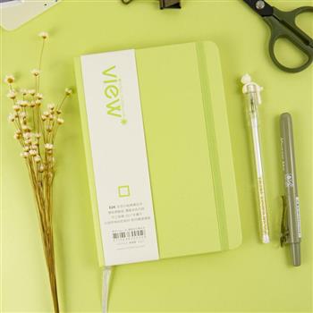 32K眼色View up精裝空白筆記本-春梅綠