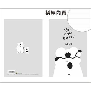 黑田桑32K加厚橫線筆記(白色)【金石堂、博客來熱銷】