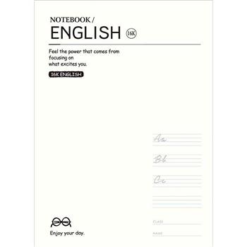 筆記英文簿16K-眼鏡