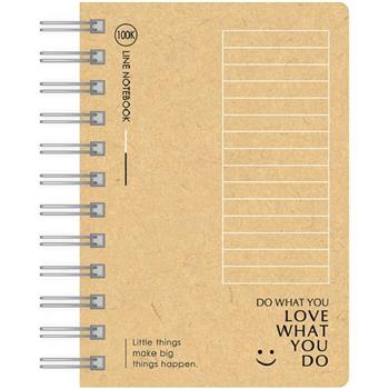 筆記橫線牛皮雙圈100K-方線