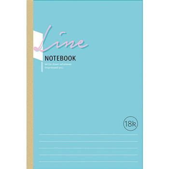 可撕筆記橫線18K-藍線