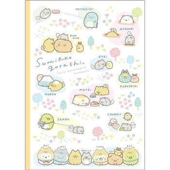 角落小夥伴25K空白厚筆記F-玩耍