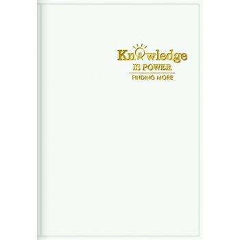 皮革50K橫線厚筆記-白燈