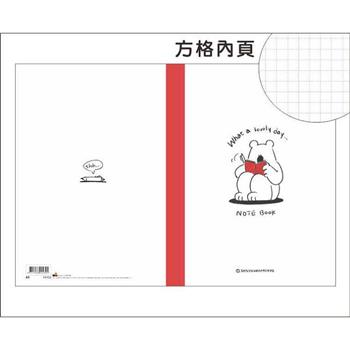 黑田桑25K加厚方格筆記(lovely day)紅