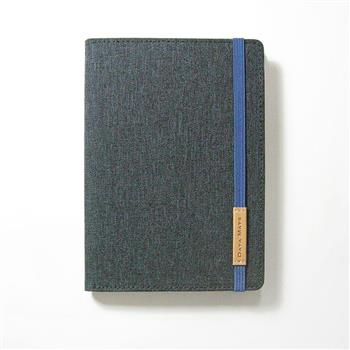 DM-620 藍黑色 風采棉麻 B6 布套高級平裝本【金石堂、博客來熱銷】