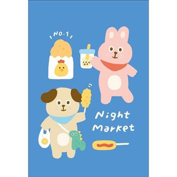 有吉32K空白厚筆記-夜市