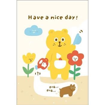 有吉32K空白厚筆記-花園