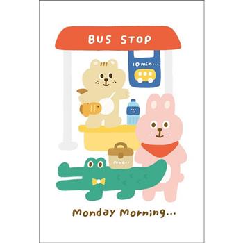 有吉32K橫線厚筆記-公車站