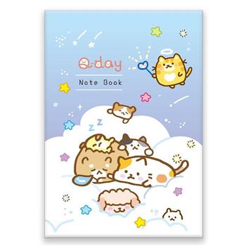 彩印72K定頁橫罫筆記(Qday星空)