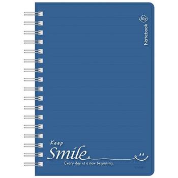 筆記PP雙圈50K-藍笑