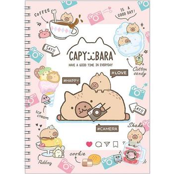 水豚16K方格側翻筆記-相機