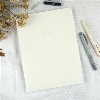 城市漫筆-16K藏圈軟皮筆記本-純粹白