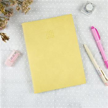 城市漫筆-25K藏圈軟皮筆記本-希望黃
