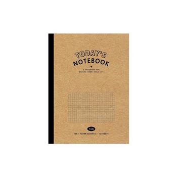 簡單生活-16K TODAY'S方格筆記書(牛皮)