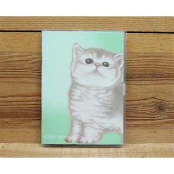 夢幻貓直式記帳本(藍色)