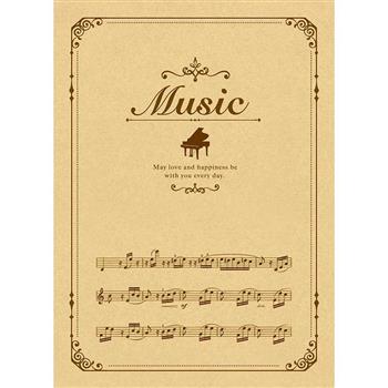 音樂簿16K-棕譜