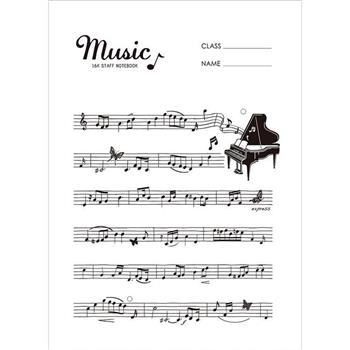 音樂簿大格16K-白譜